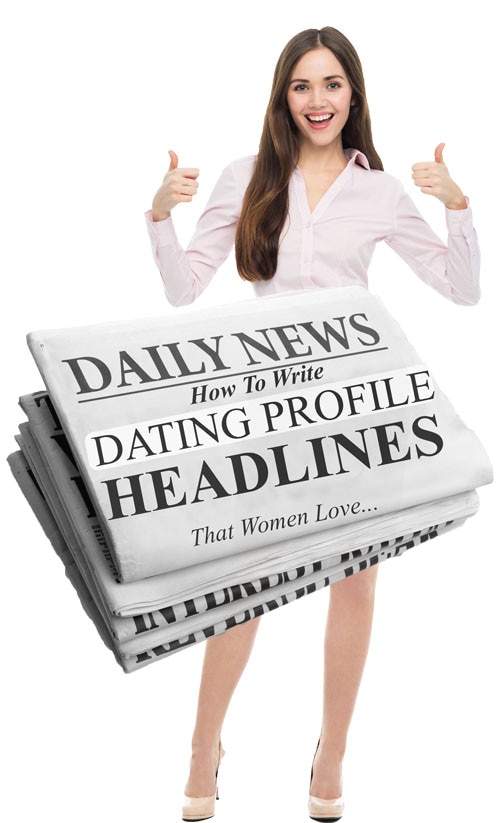 Online dating profile header examples