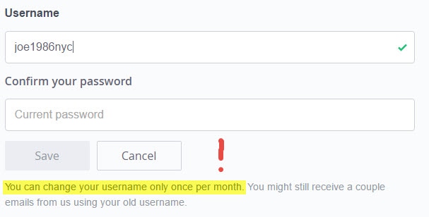 okcupid username change