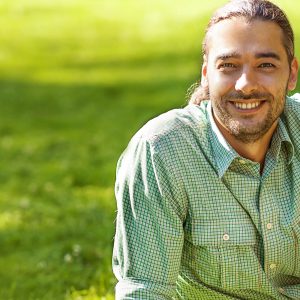 david without dog tinder photo